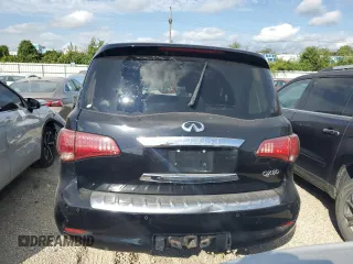 2015 Infiniti QX80 with VIN JN8AZ2NC2F9371470, listed as a Copart auction lot 70586774 with 136,169 mi miles and Salvage Title. Bid and sale history available at carsss.com. Image 6.