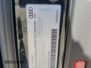 2019 Audi A6 Premium with VIN WAUD8AF29KN130760, listed as a Copart auction lot 42348395 with 51,972 mi miles and Salvage Title. Bid and sale history available at carsss.com. Image 13.