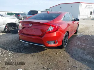 2021 Honda Civic Sedan EX-L with VIN 2HGFC1F76MH701303, listed as a IAAI auction lot 41455021 with 92,347 mi miles. Bid and sale history available at carsss.com. Image 4.