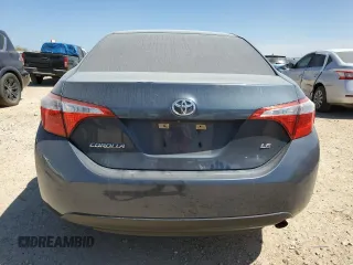 2016 Toyota Corolla L with VIN 5YFBURHE8GP411938, listed as a Copart auction lot 49212815 with 124,675 mi miles and Salvage Title. Bid and sale history available at DreamBid. Image 6.
