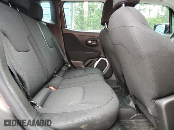 2018 Jeep Renegade Sport with VIN ZACCJBAB2JPJ55339, listed as a Copart auction lot 57557305 with 60,090 mi miles and Salvage title. Bid and sale history available at DreamBid. Image 10.