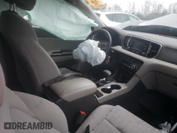 2019 Kia Sportage LX with VIN KNDPM3AC8K7500009, listed as a Copart auction lot 49060815 with 0 mi miles and Non Repairable. Bid and sale history available at carsss.com. Image 7.