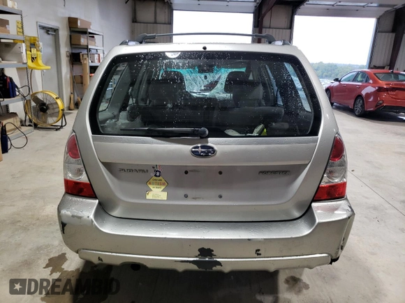 2007 Subaru Forester X with VIN JF1SG63677H724650, listed as a Copart auction lot 72498224 with 0 mi miles and Salvage Title. Bid and sale history available at carsss.com. Image 6.