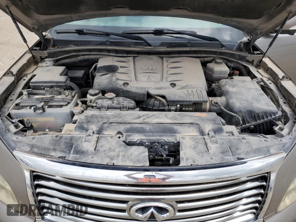 2011 Infiniti QX56 7-passenger with VIN JN8AZ2NE4B9002248, listed as a Copart auction lot 54601014 with 0 mi miles and Clean Title. Bid and sale history available at carsss.com. Image 12.