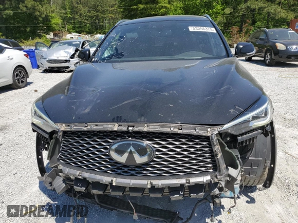2019 Infiniti QX50 Essential with VIN 3PCAJ5M34KF103929, listed as a Copart auction lot 53356375 with 137,944 mi miles and Salvage title. Bid and sale history available at DreamBid. Image 5.