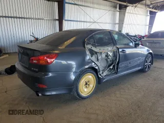 2006 Lexus IS 350 with VIN JTHBE262765004555, listed as a Copart auction lot 61045115 with 170,815 mi miles and Salvage title. Bid and sale history available at DreamBid. Image 3.