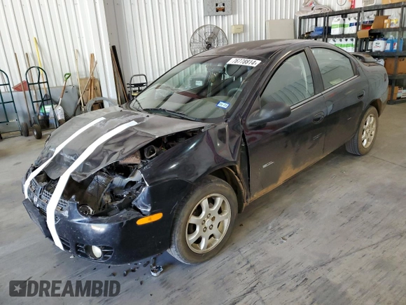 2005 Dodge Neon SXT with VIN 1B3ES56C25D123413, listed as a Copart auction lot 76778814 with 136,390 mi miles and Clean Title. Bid and sale history available at carsss.com. Image 1.