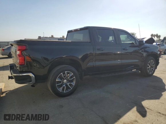 2022 Chevrolet Silverado 1500 LT with VIN 1GCPACEK7NZ512526, listed as a Copart auction lot 75569874 with 15,793 mi miles and Salvage Title. Bid and sale history available at carsss.com. Image 3.