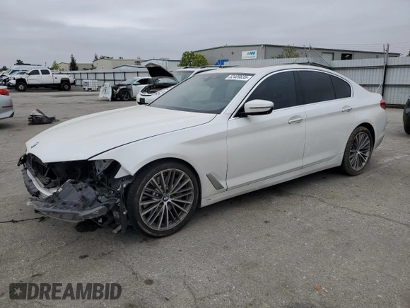 2017 BMW 5 Series 530i z VIN WBAJA5C37HG896060, wystawiony jako Copart lot #52409635 z przebiegiem 97 686 mil mil oraz Szkoda całkowita • Salvage title. Historia ofert i sprzedaży dostępna na DreamBid. Obrazek 1.