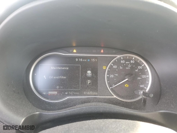 2019 Nissan Kicks SV with VIN 3N1CP5CU1KL552250, listed as a Copart auction lot 41862055 with 81,420 mi miles and Salvage Title. Bid and sale history available at carsss.com. Image 9.