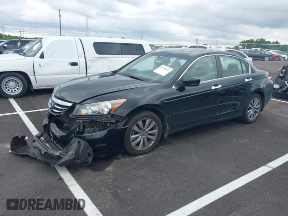 2011 Honda Accord EX-L with VIN 1HGCP3F82BA013273, listed as a IAAI auction lot 42158147 with 165,758 mi miles and . Bid and sale history available at DreamBid. Image 2.