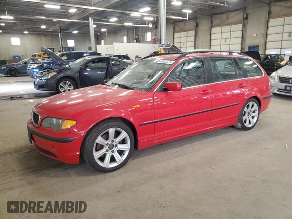 2003 BMW 3 Series 325i with VIN WBAEN33423PC12689, listed as a Copart auction lot 46623275 with 214,976 mi miles and Clean Title. Bid and sale history available at carsss.com. Image 1.