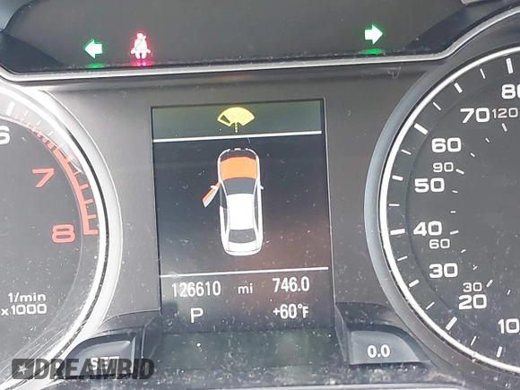 2014 Audi A4 Premium Plus with VIN WAUFFAFL7EN044343, listed as a IAAI auction lot 41636051 with 126,610 mi miles. Bid and sale history available at carsss.com. Image 15.