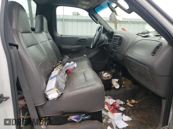2004 Ford F-150 XL with VIN 2FTRF18244CA43689, listed as a Copart auction lot 57399855 with 152,772 mi miles and Salvage title. Bid and sale history available at DreamBid. Image 10.