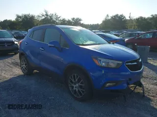 2018 Buick Encore Sport Touring with VIN KL4CJ1SB3JB640069, listed as a IAAI auction lot 40365198 with 87,166 mi miles. Bid and sale history available at carsss.com. Image 1.
