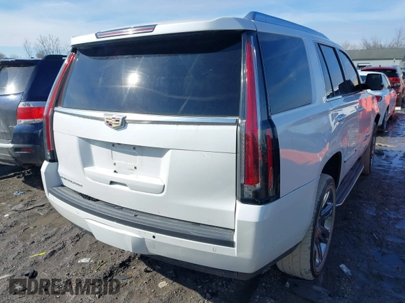 2017 Cadillac Escalade z VIN 1GYS4AKJ9HR233577, wystawiony jako IAAI lot #41524641 z przebiegiem 126 299 mil mil oraz . Historia ofert i sprzedaży dostępna na DreamBid. Obrazek 4.