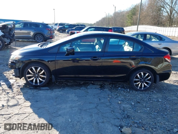 2015 Honda Civic EX-L with VIN 19XFB2F90FE041220, listed as a IAAI auction lot 41812126 with 152,667 mi miles and . Bid and sale history available at DreamBid. Image 14.