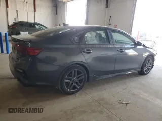 2020 Kia Forte GT-Line with VIN 3KPF34AD2LE156837, listed as a Copart auction lot 48761935 with 43,706 mi miles and Salvage Title. Bid and sale history available at DreamBid. Image 3.