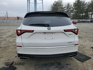2022 Acura MDX w/Technology Package with VIN 5J8YE1H45NL043239, listed as a Copart auction lot 47295685 with 40,427 mi miles and Salvage Title. Bid and sale history available at carsss.com. Image 6.