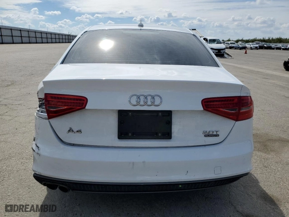 2016 Audi A4 Premium with VIN WAUBFAFL4GN008711, listed as a Copart auction lot 46235975 with 90,991 mi miles and Salvage Title. Bid and sale history available at carsss.com. Image 6.