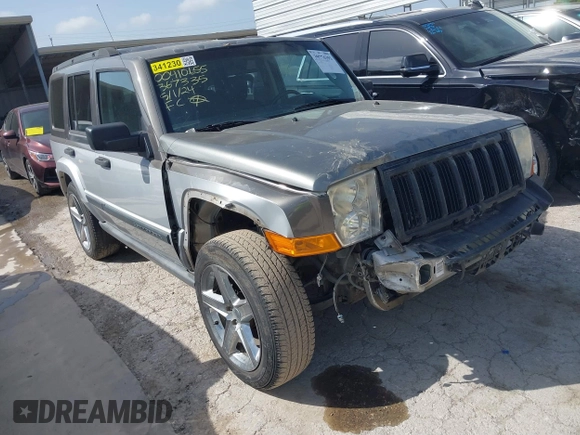 2006 Jeep Commander with VIN 1J8HH48KX6C367335, listed as a IAAI auction lot 39776393 with 190,707 mi miles. Bid and sale history available at carsss.com. Image 1.