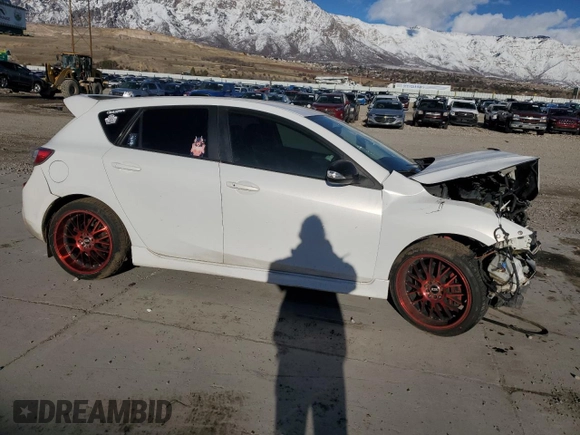 2013 Mazda 3 Mazdaspeed3 Touring with VIN JM1BL1L3XD1770184, listed as a Copart auction lot 46152925 with 148,411 mi miles and Salvage Title. Bid and sale history available at DreamBid. Image 4.
