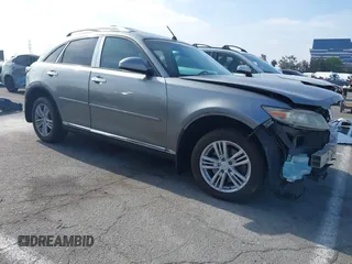 2007 Infiniti FX with VIN JNRAS08W67X200681, listed as a IAAI auction lot 42081723 with 141,732 mi miles and . Bid and sale history available at DreamBid. Image 1.
