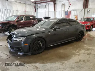 2018 Audi A4 Premium Plus with VIN WAUENAF41JA133124, listed as a Copart auction lot 57025465 with Not provided miles and Clean title. Bid and sale history available at DreamBid. Image 1.