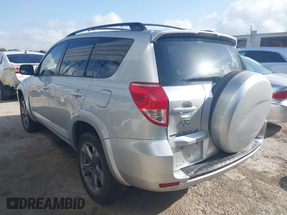 2008 Toyota RAV4 Sport with VIN JTMBK32VX86038535, listed as a IAAI auction lot 42553585 with 140,470 mi miles and . Bid and sale history available at DreamBid. Image 3.