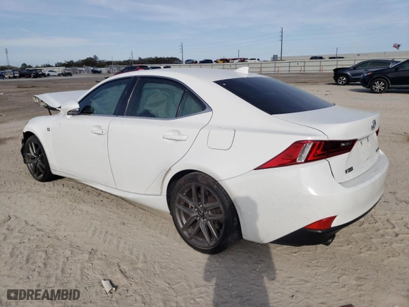 2016 Lexus IS 350 with VIN JTHBE1D22G5026462, listed as a Copart auction lot 47656645 with 195,427 mi miles and Salvage Title. Bid and sale history available at carsss.com. Image 2.