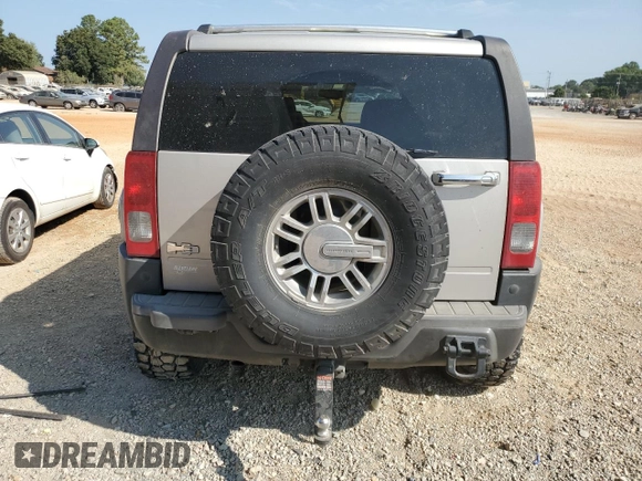 2007 Hummer H3 SUV with VIN 5GTDN13E878110976, listed as a Copart auction lot 70984544 with 195,172 mi miles and Salvage Title. Bid and sale history available at carsss.com. Image 6.