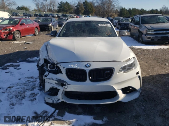 2018 BMW M2 z VIN WBS1J5C54JVA12691, wystawiony jako Copart lot #72809382 z przebiegiem Nie podano mil oraz . Historia ofert i sprzedaży dostępna na DreamBid. Obrazek 5.