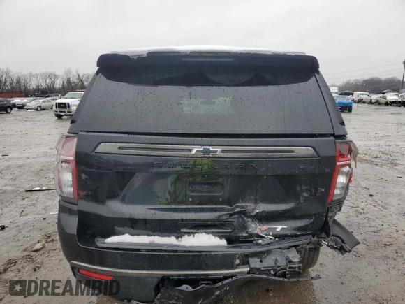 2022 Chevrolet Suburban RST with VIN 1GNSCEKD0NR307918, listed as a Copart auction lot 44904915 with 98,358 mi miles and Salvage title. Bid and sale history available at DreamBid. Image 6.