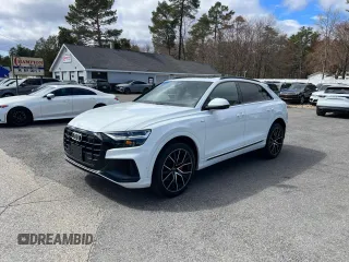 2019 Audi Q8 Premium Plus with VIN WA1EVAF17KD039090, listed as a Copart auction lot 53704905 with 79,894 mi miles and Clean Title. Bid and sale history available at carsss.com. Image 2.