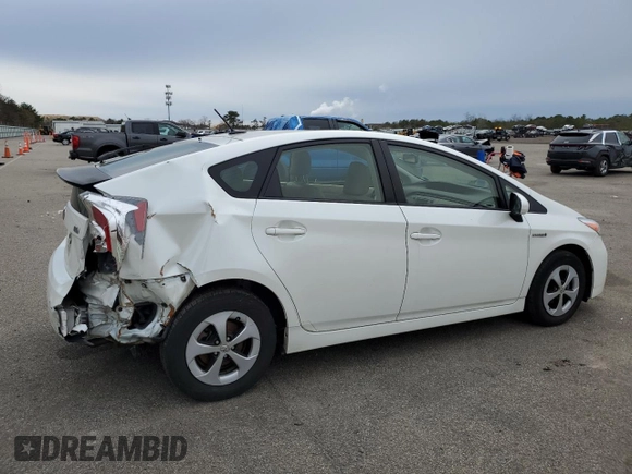 2013 Toyota Prius One with VIN JTDKN3DU9D1691196, listed as a Copart auction lot 52464655 with 195,396 mi miles and Salvage Title. Bid and sale history available at DreamBid. Image 3.