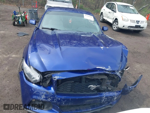2015 Ford Mustang EcoBoost with VIN 1FA6P8TH9F5317329, listed as a IAAI auction lot 41966041 with 61,357 mi miles and . Bid and sale history available at carsss.com. Image 12.