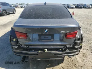 2018 BMW 3 Series 330i with VIN WBA8B9G54JNU95856, listed as a Copart auction lot 58526465 with 93,746 mi miles and Salvage title. Bid and sale history available at DreamBid. Image 6.