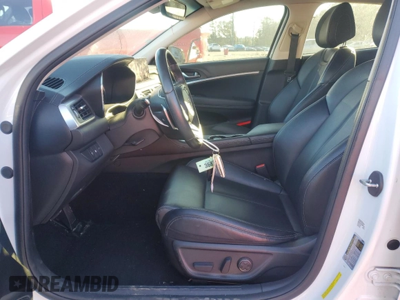 2022 Genesis G70 2.0T with VIN KMTG34TA0NU086204, listed as a Copart auction lot 46270175 with 61,331 mi miles and Salvage Title. Bid and sale history available at DreamBid. Image 7.