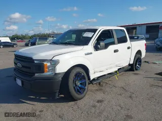2018 Ford F-150 XL with VIN 1FTEW1CB6JKD95394, listed as a IAAI auction lot 41547286 with 43,037 mi miles. Bid and sale history available at carsss.com. Image 2.