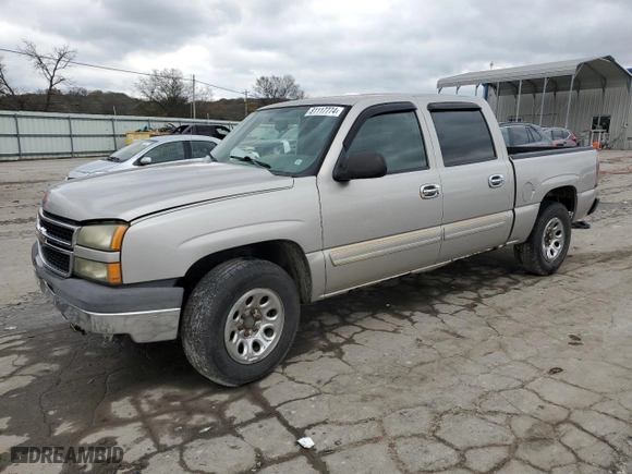 2006 Chevrolet Silverado 1500 LS with VIN 2GCEK13V061349279, listed as a Copart auction lot 81117774 with 0 mi miles and Salvage Title. Bid and sale history available at carsss.com. Image 1.