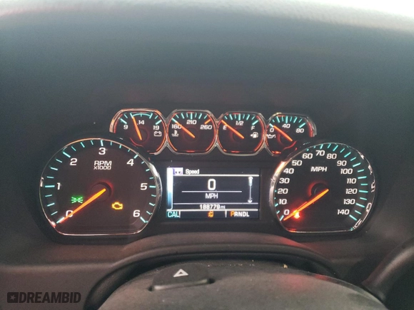 2017 GMC Yukon XL SLT with VIN 1GKS2GKC0HR142279, listed as a Copart auction lot 42089165 with 188,779 mi miles and Salvage Title. Bid and sale history available at carsss.com. Image 9.