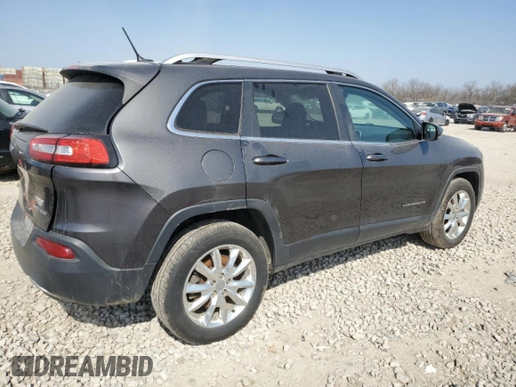 2014 Jeep Cherokee Limited with VIN 1C4PJMDS2EW215155, listed as a Copart auction lot 48655535 with 140,605 mi miles and Salvage Title. Bid and sale history available at carsss.com. Image 3.