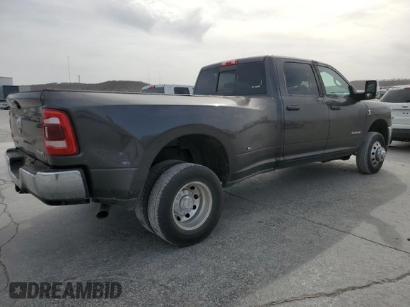 2023 Ram 3500 Laramie with VIN 3C63RRJL4PG574503, listed as a Copart auction lot 47491325 with 15,194 mi miles and Salvage Title. Bid and sale history available at carsss.com. Image 3.