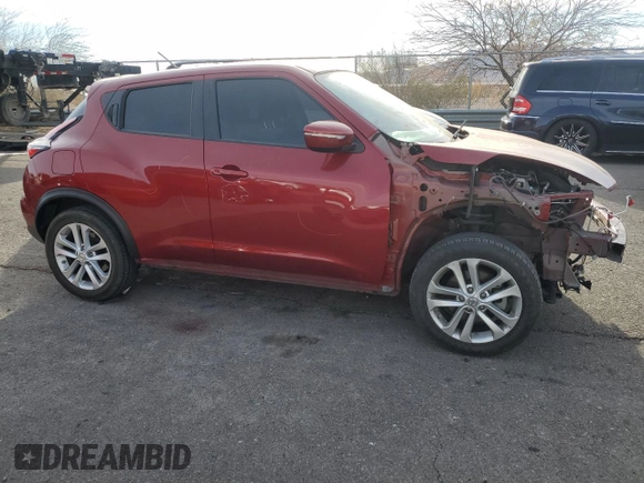 2017 Nissan Juke S with VIN JN8AF5MR4HT702720, listed as a Copart auction lot 87368514 with 60,415 mi miles and Salvage Title. Bid and sale history available at DreamBid. Image 4.