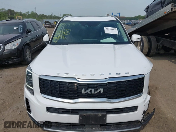2022 Kia Telluride S с VIN 5XYP6DHC9NG218605, выставлен на аукционе IAAI как лот 42394866 с пробегом 55 087 миль миль и . История ставок и продаж доступна на DreamBid. Изображение 12.