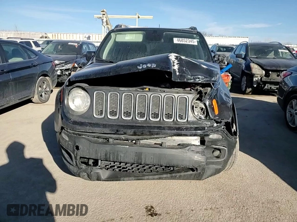 2018 Jeep Renegade Latitude z VIN ZACCJBBB0JPH59666, wystawiony jako Copart lot #46852345 z przebiegiem 111 668 mil mil oraz Szkoda całkowita • Salvage title. Historia ofert i sprzedaży dostępna na DreamBid. Obrazek 11.