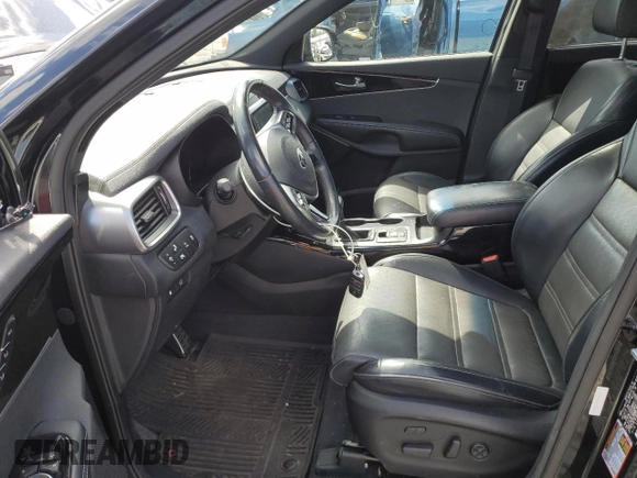 2019 Kia Sorento SX V6 with VIN 5XYPKDA51KG522319, listed as a Copart auction lot 53729355 with 61,364 mi miles and Salvage Title. Bid and sale history available at carsss.com. Image 7.