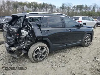2019 GMC Terrain SLT with VIN 3GKALVEV8KL107546, listed as a Copart auction lot 51058485 with 99,866 mi miles and Salvage Title. Bid and sale history available at carsss.com. Image 3.