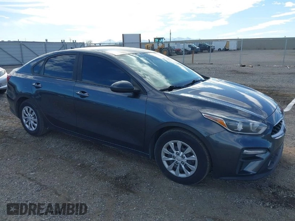 2019 Kia Forte LXS with VIN 3KPF24AD5KE062887, listed as a IAAI auction lot 41627225 with 118,119 mi miles. Bid and sale history available at carsss.com. Image 1.