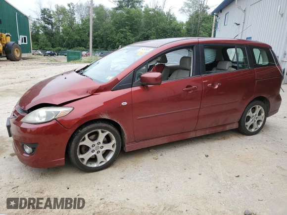 2009 Mazda 5 Sport with VIN JM1CR29L590328488, listed as a Copart auction lot 64696654 with Not Provided miles and Salvage Title. Bid and sale history available at DreamBid. Image 1.